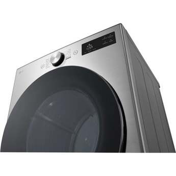 LG 27 Inch Smart Front Load Gas Dryer with 7.4 cu ft Ultra Large Capacity, AI Sensor Dry™, Smart Pairing™, SteamFresh™, TurboSteam™ Technology, Pet Care Cycle, Flow Sense® Duct Clogging and Energy Star Certified Included: Graphite Steel — thumbnail 25