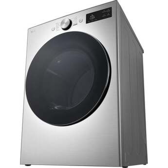 LG 27 Inch Smart Front Load Gas Dryer with 7.4 cu ft Ultra Large Capacity, AI Sensor Dry™, Smart Pairing™, SteamFresh™, TurboSteam™ Technology, Pet Care Cycle, Flow Sense® Duct Clogging and Energy Star Certified Included: Graphite Steel — thumbnail 5
