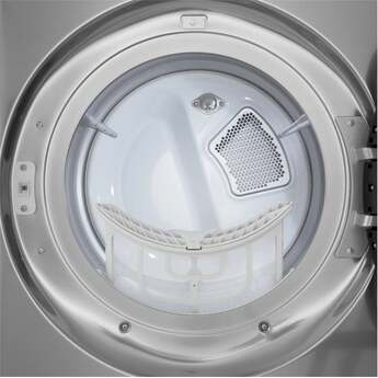 LG 27 Inch Smart Front Load Gas Dryer with 7.4 cu ft Ultra Large Capacity, AI Sensor Dry™, Smart Pairing™, SteamFresh™, TurboSteam™ Technology, Pet Care Cycle, Flow Sense® Duct Clogging and Energy Star Certified Included: Graphite Steel — thumbnail 8