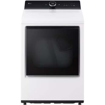 LG DLGX8601WE 27 Inch Top Load Gas Dryer White