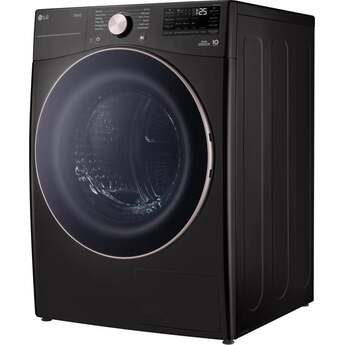 LG DLHC4002B 27 Inch 7.8 cu. ft. Wide Front Load Heat Pump Dryer, Ventless: Black Black Steel — thumbnail 13