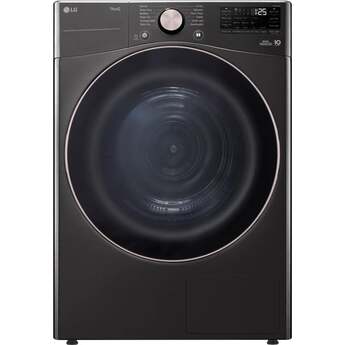 LG DLHC4002B 27 Inch 7.8 cu. ft. Wide Front Load Heat Pump Dryer, Ventless: Black Black Steel — thumbnail 17