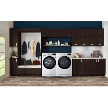 LG DLHC4002W 27 Inch 7.8 cu. ft. Wide Front Load Heat Pump Dryer, Ventless: White — thumbnail 8