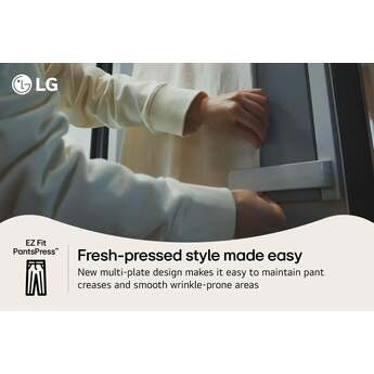 LG Smart Steam Closet Styler With Dual TrueSteam Technology And Dynamic MovingHanger: Beige — thumbnail 23