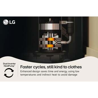 LG Smart Steam Closet Styler With Dual TrueSteam Technology And Dynamic MovingHanger: Beige — thumbnail 3