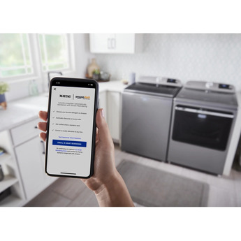 Maytag 7.4 cu.ft. White Front Load Electric Dryer with Extra Power Button — thumbnail 19