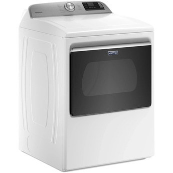 Maytag 7.4 cu.ft. White Front Load Electric Dryer with Extra Power Button — thumbnail 31