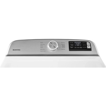 Maytag 7.4 cu.ft. White Front Load Electric Dryer with Extra Power Button — thumbnail 33