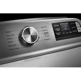 Maytag 7.4 cu.ft. White Front Load Electric Dryer with Extra Power Button — thumbnail 37