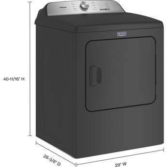 Maytag MED6500MBK 29 Inch Electric Dryer with 7 cu. ft. Capacity — thumbnail 46