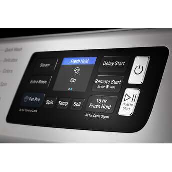 Maytag 27 Inch Pet Pro Front Load Electric Dryer: White — thumbnail 17