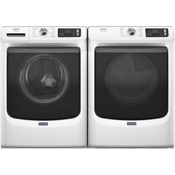 Maytag 27 Inch Pet Pro Front Load Electric Dryer: White — thumbnail 19