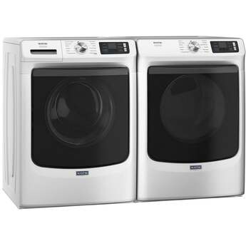 Maytag 27 Inch Pet Pro Front Load Electric Dryer: White — thumbnail 21