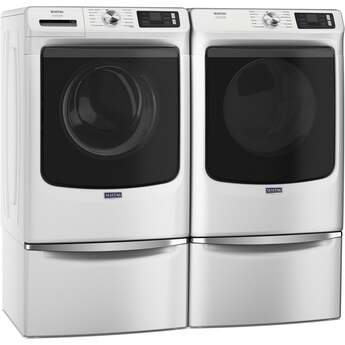 Maytag 27 Inch Pet Pro Front Load Electric Dryer: White — thumbnail 25