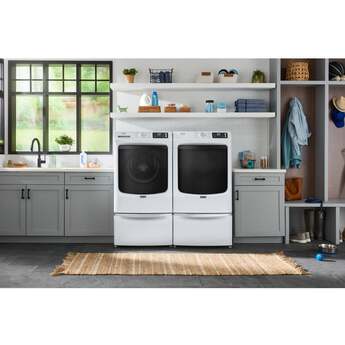 Maytag 27 Inch Pet Pro Front Load Electric Dryer: White — thumbnail 29