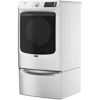 Maytag 27 Inch Pet Pro Front Load Electric Dryer: White — thumbnail 31