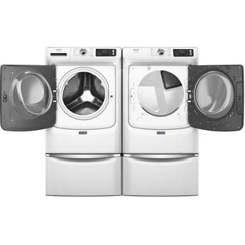 Maytag 27 Inch Pet Pro Front Load Electric Dryer: White — thumbnail 33