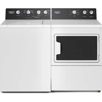 Maytag MEDP586KW 27 Inch Electric Dryer with 7.4 cu. ft. Capacity — thumbnail 2