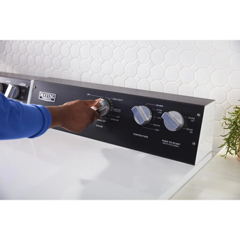 Maytag MEDP586KW 27 Inch Electric Dryer with 7.4 cu. ft. Capacity — thumbnail 27