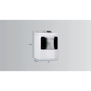 Maytag 7.4 cu.ft. White Front Load Gas Dryer with Extra Power Button — thumbnail 13