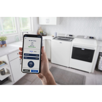 Maytag 7.4 cu.ft. White Front Load Gas Dryer with Extra Power Button — thumbnail 20