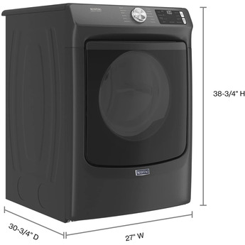 Maytag MGD6630MBK 27 Inch Gas Dryer with 7.3 cu. ft. Capacity — thumbnail 26