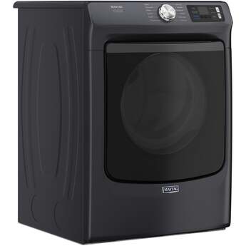 Maytag 27 Inch Smart Pet Pro Front Load Gas Dryer with 7.4 cu. ft. Capacity, Steam Cycle, Quick Dry, Remote Start, Drum Light, and Advanced Moisture Sensing and Energy Star Certified: Midnight Steel — thumbnail 46