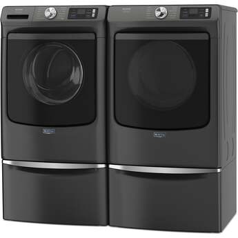 Maytag 27 Inch Smart Pet Pro Front Load Gas Dryer with 7.4 cu. ft. Capacity, Steam Cycle, Quick Dry, Remote Start, Drum Light, and Advanced Moisture Sensing and Energy Star Certified: Volcano Black — thumbnail 31