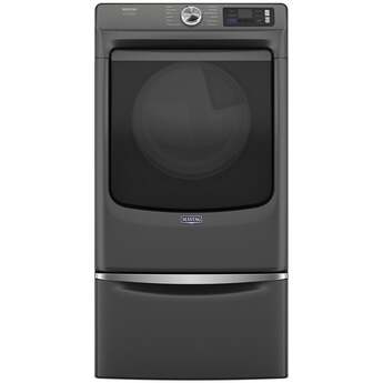 Maytag 27 Inch Smart Pet Pro Front Load Gas Dryer with 7.4 cu. ft. Capacity, Steam Cycle, Quick Dry, Remote Start, Drum Light, and Advanced Moisture Sensing and Energy Star Certified: Volcano Black — thumbnail 36