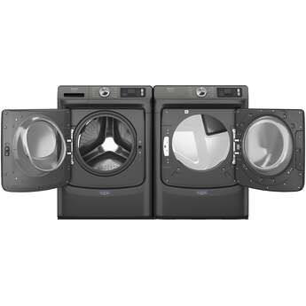 Maytag 27 Inch Smart Pet Pro Front Load Gas Dryer with 7.4 cu. ft. Capacity, Steam Cycle, Quick Dry, Remote Start, Drum Light, and Advanced Moisture Sensing and Energy Star Certified: Volcano Black — thumbnail 39