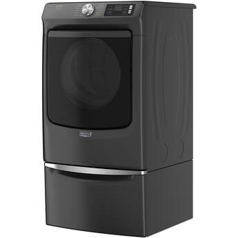 Maytag 27 Inch Smart Pet Pro Front Load Gas Dryer with 7.4 cu. ft. Capacity, Steam Cycle, Quick Dry, Remote Start, Drum Light, and Advanced Moisture Sensing and Energy Star Certified: Volcano Black — thumbnail 41