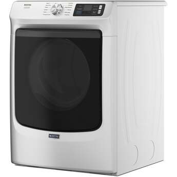 Maytag 27 Inch Smart Pet Pro Front Load Gas Dryer with 7.4 cu. ft. Capacity, Steam Cycle, Quick Dry, Remote Start, Drum Light, and Advanced Moisture Sensing and Energy Star Certified: White — thumbnail 15