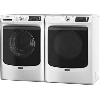 Maytag 27 Inch Smart Pet Pro Front Load Gas Dryer with 7.4 cu. ft. Capacity, Steam Cycle, Quick Dry, Remote Start, Drum Light, and Advanced Moisture Sensing and Energy Star Certified: White — thumbnail 36