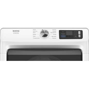 Maytag 27 Inch Smart Pet Pro Front Load Gas Dryer with 7.4 cu. ft. Capacity, Steam Cycle, Quick Dry, Remote Start, Drum Light, and Advanced Moisture Sensing and Energy Star Certified: White — thumbnail 39