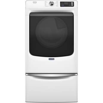 Maytag 27 Inch Smart Pet Pro Front Load Gas Dryer with 7.4 cu. ft. Capacity, Steam Cycle, Quick Dry, Remote Start, Drum Light, and Advanced Moisture Sensing and Energy Star Certified: White — thumbnail 46