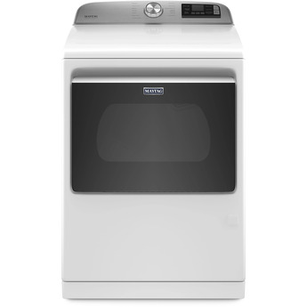 Maytag 7.4 cu.ft. White Front Load Gas Dyer with Sanitize - Energy Star