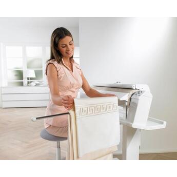 Miele Rotary Iron with Wide Width Roller, Open End Design, Easy Folding Function, 3 Temperature Settings, Variable Roller Speed and Fold Away Design, For Commercial and Residential Use — thumbnail 9
