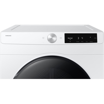 Samsung 24 Inch Smart Electric Dryer with 4.0 Cu. Ft. Capacity, 15 Dry Cycles, 12 Dry Options, AI Smart Dial, Wi-Fi, Sensor Dry, Lint Filter Indicator, Internal Drum Light, and Stainless Steel Drum: White — thumbnail 11