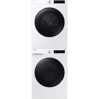 Samsung 24 Inch Smart Electric Dryer with 4.0 Cu. Ft. Capacity, 15 Dry Cycles, 12 Dry Options, AI Smart Dial, Wi-Fi, Sensor Dry, Lint Filter Indicator, Internal Drum Light, and Stainless Steel Drum: White — thumbnail 5