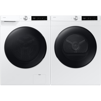 Samsung 24 Inch Smart Electric Dryer with 4.0 Cu. Ft. Capacity, 15 Dry Cycles, 12 Dry Options, AI Smart Dial, Wi-Fi, Sensor Dry, Lint Filter Indicator, Internal Drum Light, and Stainless Steel Drum: White — thumbnail 6