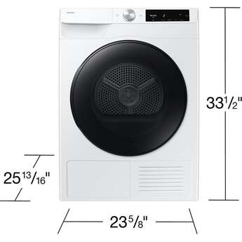 Samsung 24 Inch Smart Electric Ventless Dryer with 4.0 Cu. Ft. Capacity, Heat Pump Technology, 15 Dry Cycles, 11 Dry Options, AI Smart Dial, Sensor Dry, Lint Filter Indicator, and Energy Star? Certified: White — thumbnail 17