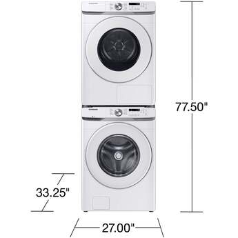 Samsung DV45DG6000HW 7.5 cu. ft. Capacity Ventless Hybrid Heat Pump Dryer White — thumbnail 13