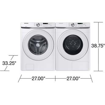 Samsung DV45DG6000HW 7.5 cu. ft. Capacity Ventless Hybrid Heat Pump Dryer White — thumbnail 22