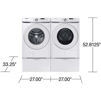 Samsung DV45DG6000HW 7.5 cu. ft. Capacity Ventless Hybrid Heat Pump Dryer White — thumbnail 23