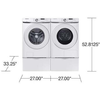 Samsung DV45DG6000HW 7.5 cu. ft. Capacity Ventless Hybrid Heat Pump Dryer White — thumbnail 5