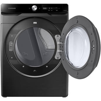 Samsung 7.5 Cu. Ft. Brushed Black Smart Dial Electric Dryer w/ Super Speed Dry — thumbnail 2