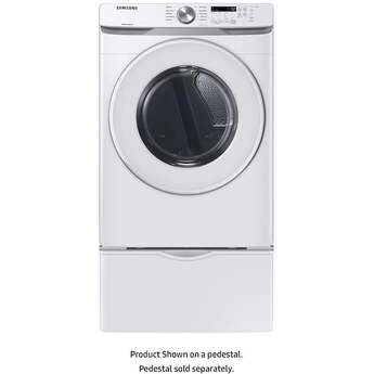 Samsung DVE45T6000W  27 Inch Electric Dryer with 7.5 cu. ft. Capacity — thumbnail 17