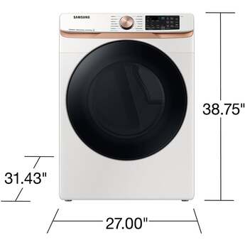 Samsung DVE50BG8300E  27 Inch Electric Dryer with 7.5 cu. ft. Capacity — thumbnail 27