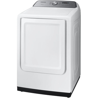 Samsung 27" 7.4 cu. ft. White Electric Front Load Dryer with Steam Sanitize - ADA Compliant — thumbnail 5