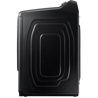 Samsung 27" 7.4 cu. ft. Black Stainless Steel Electric Front Load Dryer with Steam Sanitize — thumbnail 6